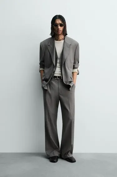 Костюмный блейзер из рельефной ткани в полоску LIMITED EDITION