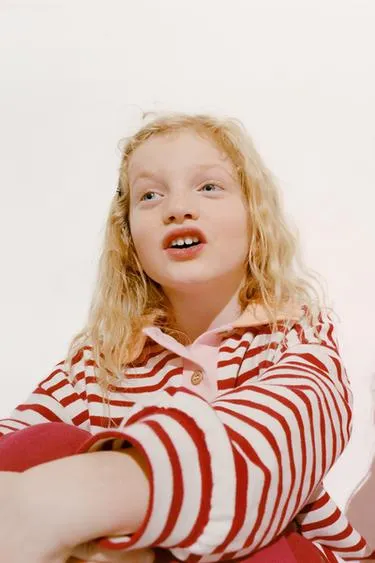 ZARA TIMELESS - футболка поло в полоску- Заказать в России