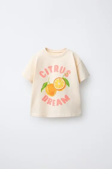 Футболка с принтом «фрукты»