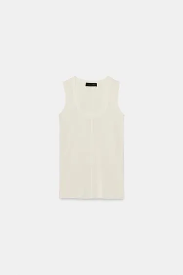 Сверхтонкий топ из шерсти