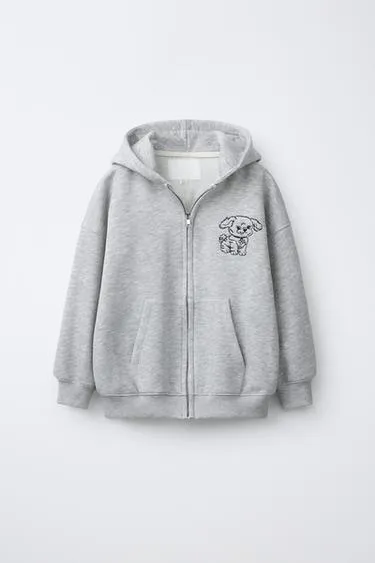 Худи с вышивкой собаки- Заказать в России