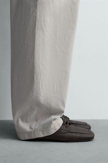 Кожаные топсайдеры- Заказать в России