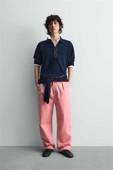 Трикотажное поло RELAXED FIT- Заказать в России