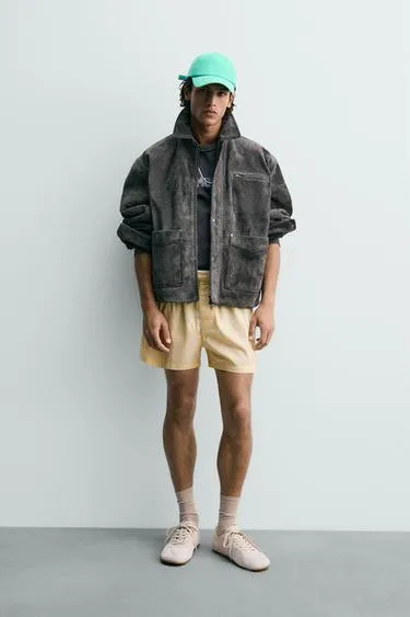 Куртка из замши свободного кроя — LIMITED EDITION- Заказать в России