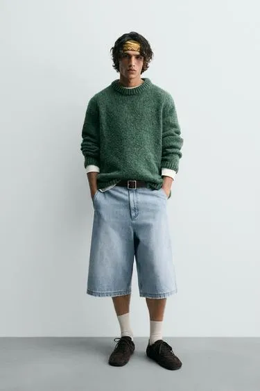 Свитер из рельефной ткани- Заказать в России