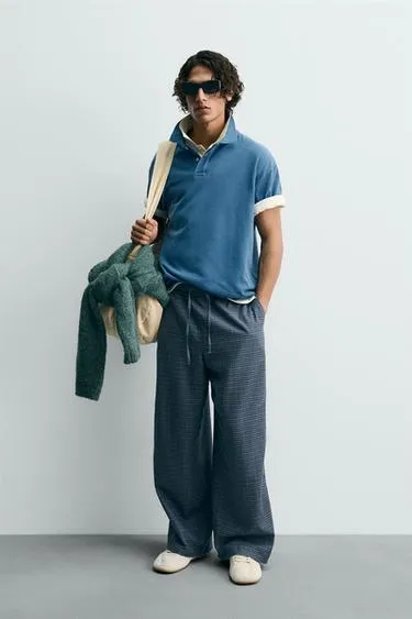 Поло из стираного пике- Заказать в России