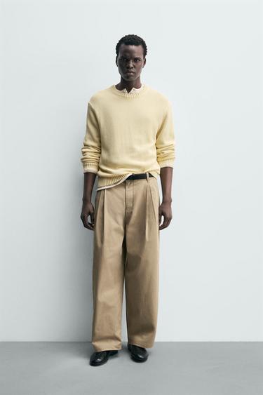 Zara Широкие брюки с защипами