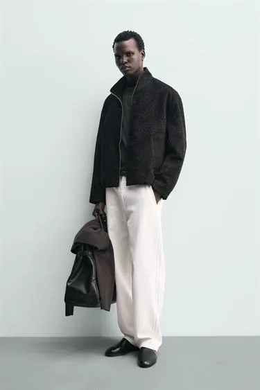 Куртка JACQUARD с геометрическим рисунком- Заказать в России