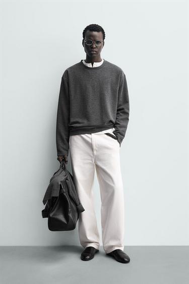 Футболка RELAXED FIT из рельефной ткани- Заказать в России