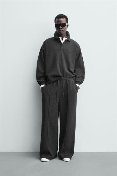 Толстовка поло с текстурой- Заказать в России