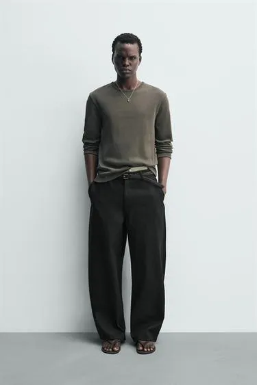 Футболка классического кроя из рельефной ткани- Заказать в России