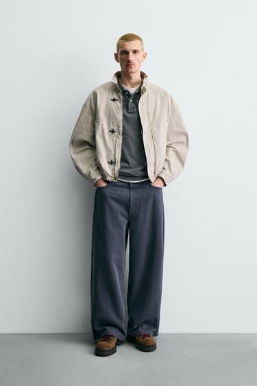 Укороченная куртка с застежками-тоггл