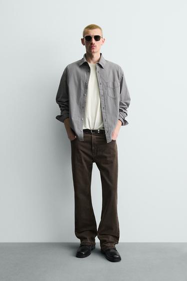 Zara Джинсы FLARE FIT с разрезами купить с доставкой.