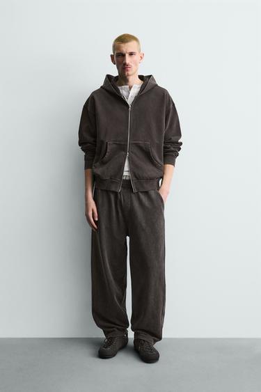 Джоггеры BALLOON FIT с эффектом потертости