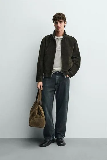 Замшевая куртка- Заказать в России