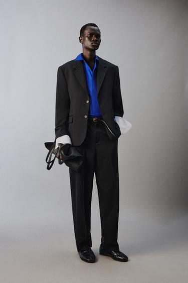 Zara Брюки костюмные из ограниченной коллекции из 100% шерсти