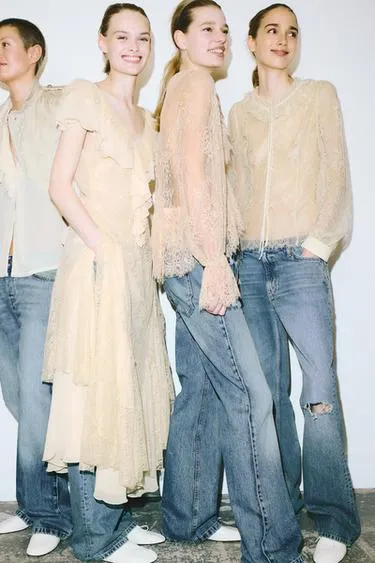 Кружевная рубашка на пуговицах — ZW COLLECTION LIMITED EDITION- Заказать в России