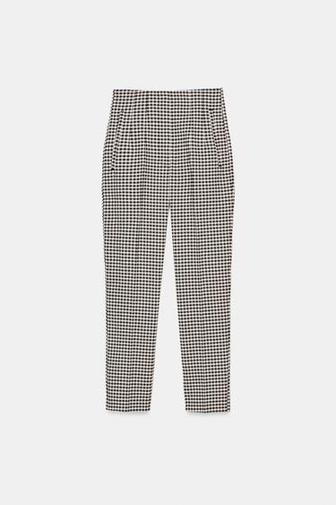 Zara Брюки с высокой посадкой купить с доставкой.