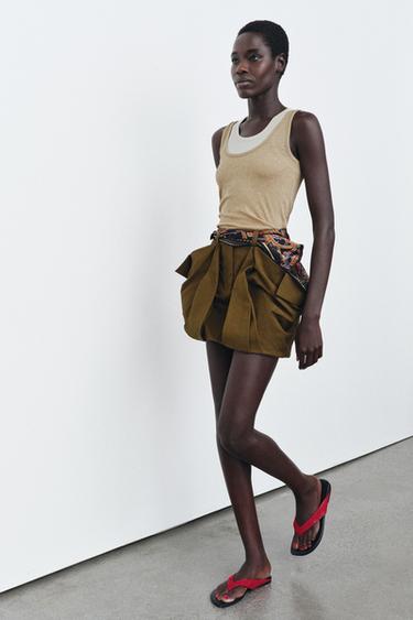 Zara Топ с двойными бретелями купить с доставкой.