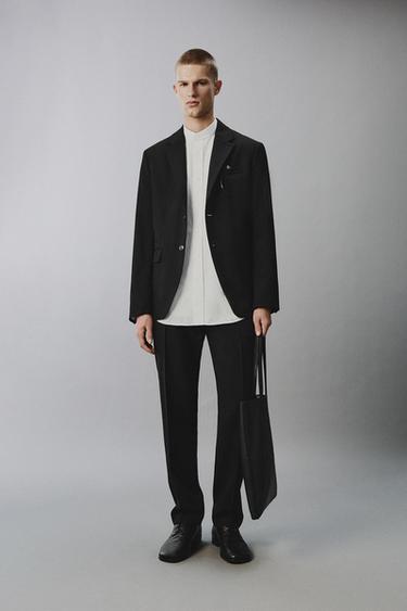 Zara Костюмный блейзер из 100% шерсти 