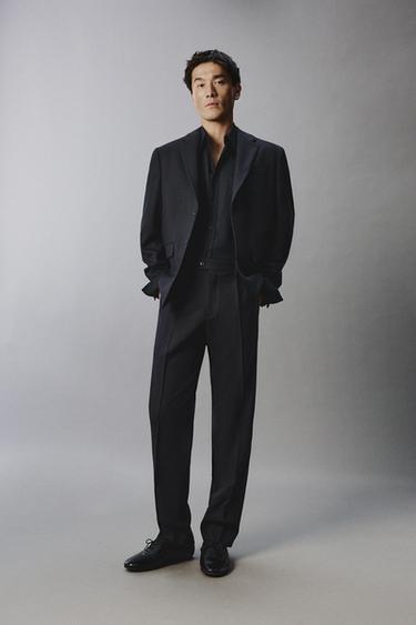 Zara Костюмный блейзер из 100% шерсти 