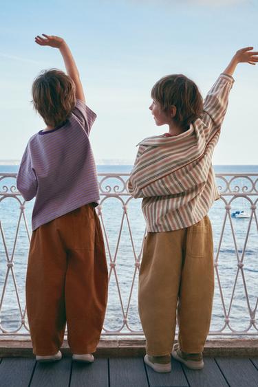 Zara ZARA «TIMELESS» - рубашка в полоску с карманом