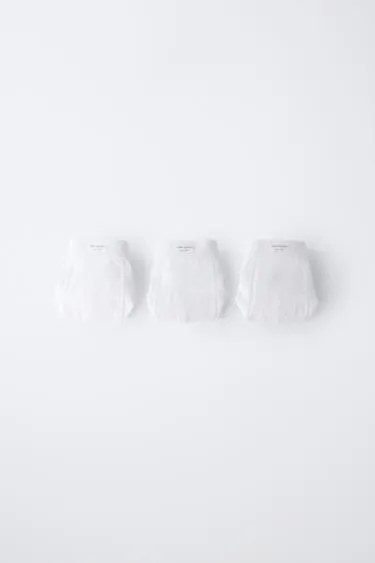 2-6 лет/набор из трех однотонных трусов-боксеров с нашивкой- Заказать в России