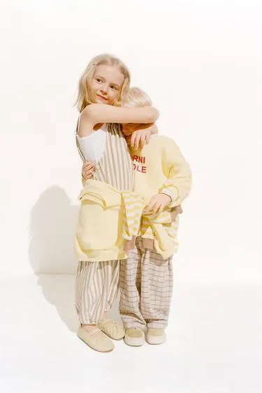 ZARA TIMELESS — длинный комбинезон в полоску