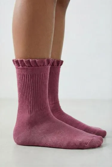 Набор из трех пар высоких носков с волнистыми кромками