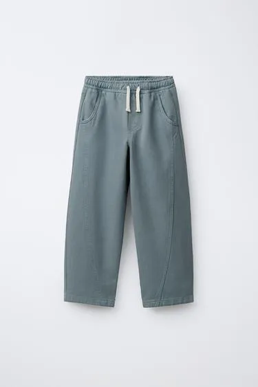 Брюки BALLOON с декоративными швами- Заказать в России