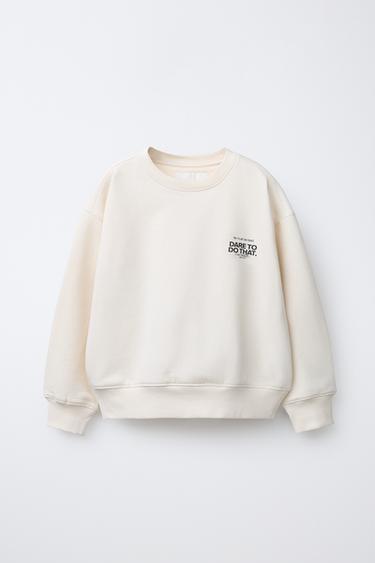 Zara Толстовка с надписью купить с доставкой.