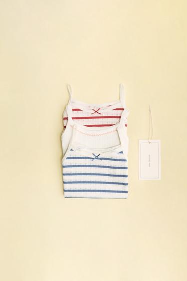 Zara ZARA TIMELESS - набор из трех футболок в рубчик в полоску