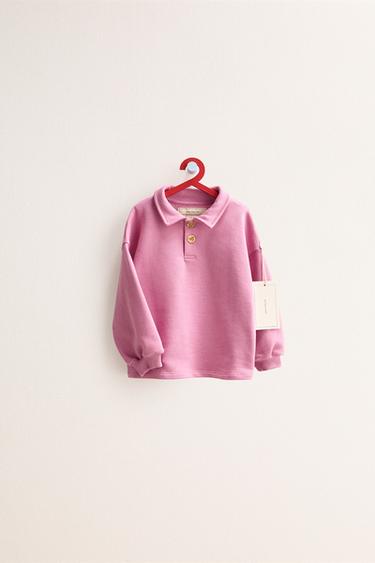 Zara ZARA TIMELESS - однотонная толстовка с воротником поло