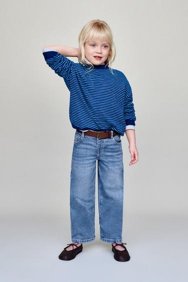 Zara Удобные джинсы-кюлоты