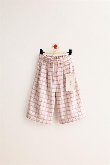 Zara ZARA TIMELESS - брюки WIDE LEG в клетку купить с доставкой.