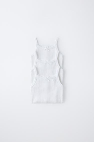 Zara Набор из трех боди на бретелях