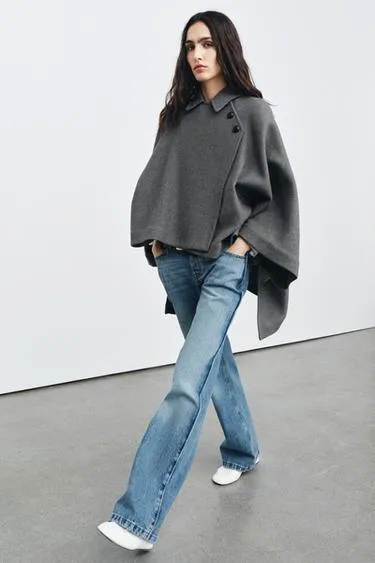 Накидка из шерсти ZW COLLECTION LIMITED EDITION- Заказать в России