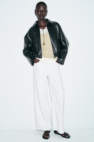 Zara Бомбер из искусственной кожи купить с доставкой.