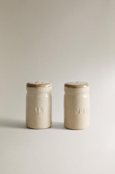 Zara Набор солонка и перечница из керамики купить с доставкой.