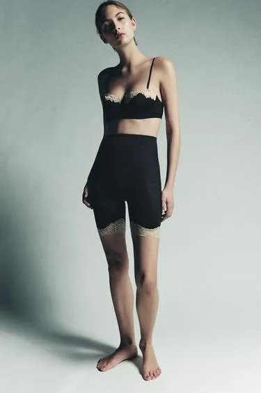 Бюстгальтер на косточках с комбинированным кружевом- Заказать в России