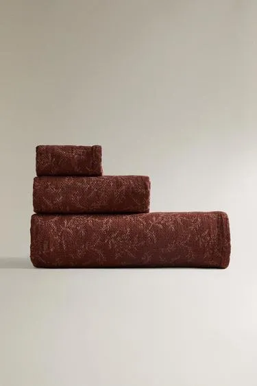 Полотенце для ванны из муслина с цветочным узором