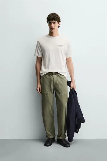 Футболка с контрастным принтом- Заказать в России