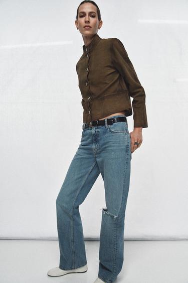 Zara Куртка из 100% кожи — ZW COLLECTION LIMITED EDITION