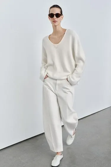 Джинсы ZW COLLECTION BARREL с высокой посадкой