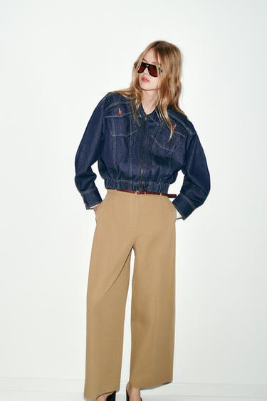 Джинсовый бомбер Z1975- Заказать в России