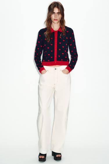 Zara Джинсы Z.03 прямого кроя с высокой посадкой и удлиненными штанинами