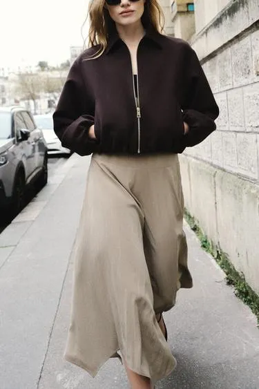 Куртка-баллон на молнии- Заказать в России