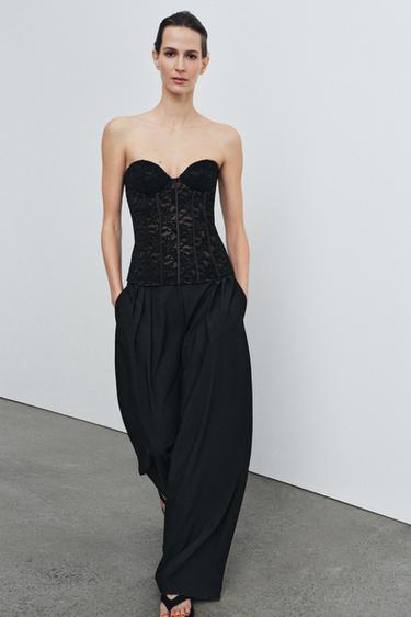 Zara Кружевной корсет