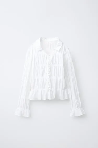 Рубашка с эластичными кромками