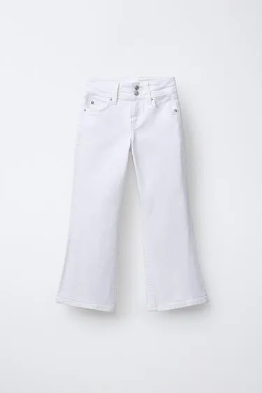 Джинсы FLARE с двумя пуговицами- Заказать в России